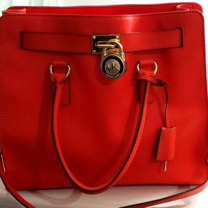 Michael Kors Large Hamilton Mandarin & Gold